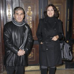 Pedro Ruiz e Isabel Gemio en el homenaje a Juan Luis Galiardo
