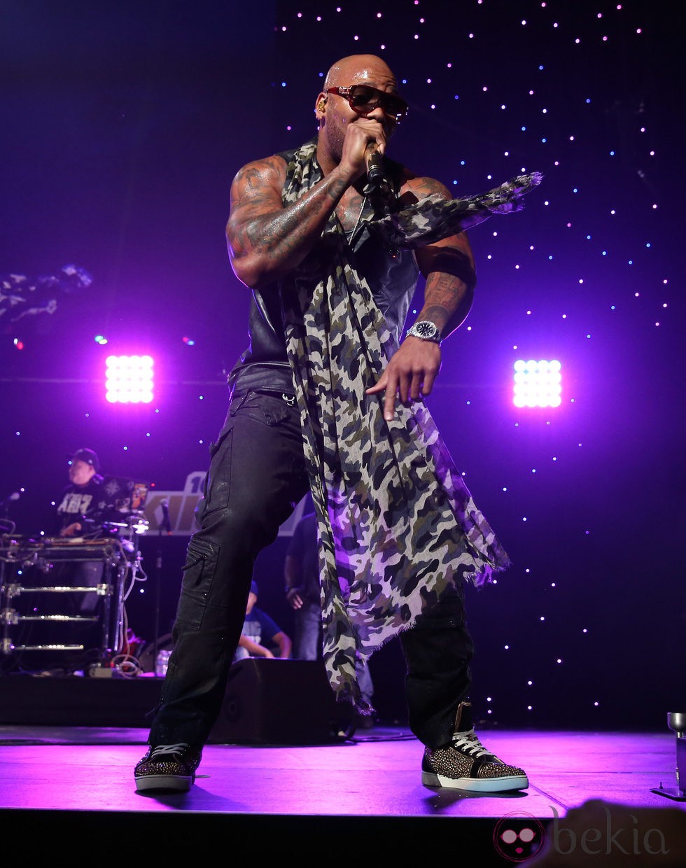 Flo Rida en el concierto Jingle Ball 2012 en Los Angeles