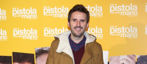 Julián López en el estreno de 'Una pistola en cada mano'