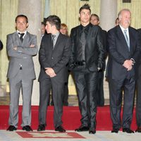 Cristiano Ronaldo y Vicente del Bosque en la entrega de los Premios Nacionales del Deporte 2011