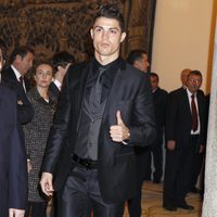Cristiano Ronaldo en la entrega de los Premios Nacionales del Deporte 2011