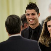 Cristiano Ronaldo y la Princesa Letizia en la entrega de los Premios Nacionales del Deporte 2011