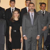 Los Príncipes Felipe y Letizia en la entrega de los Premios Nacionales del Deporte 2011