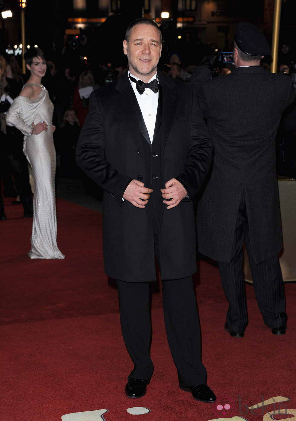 Russell Crowe en el estreno de 'Los Miserables' en Londres