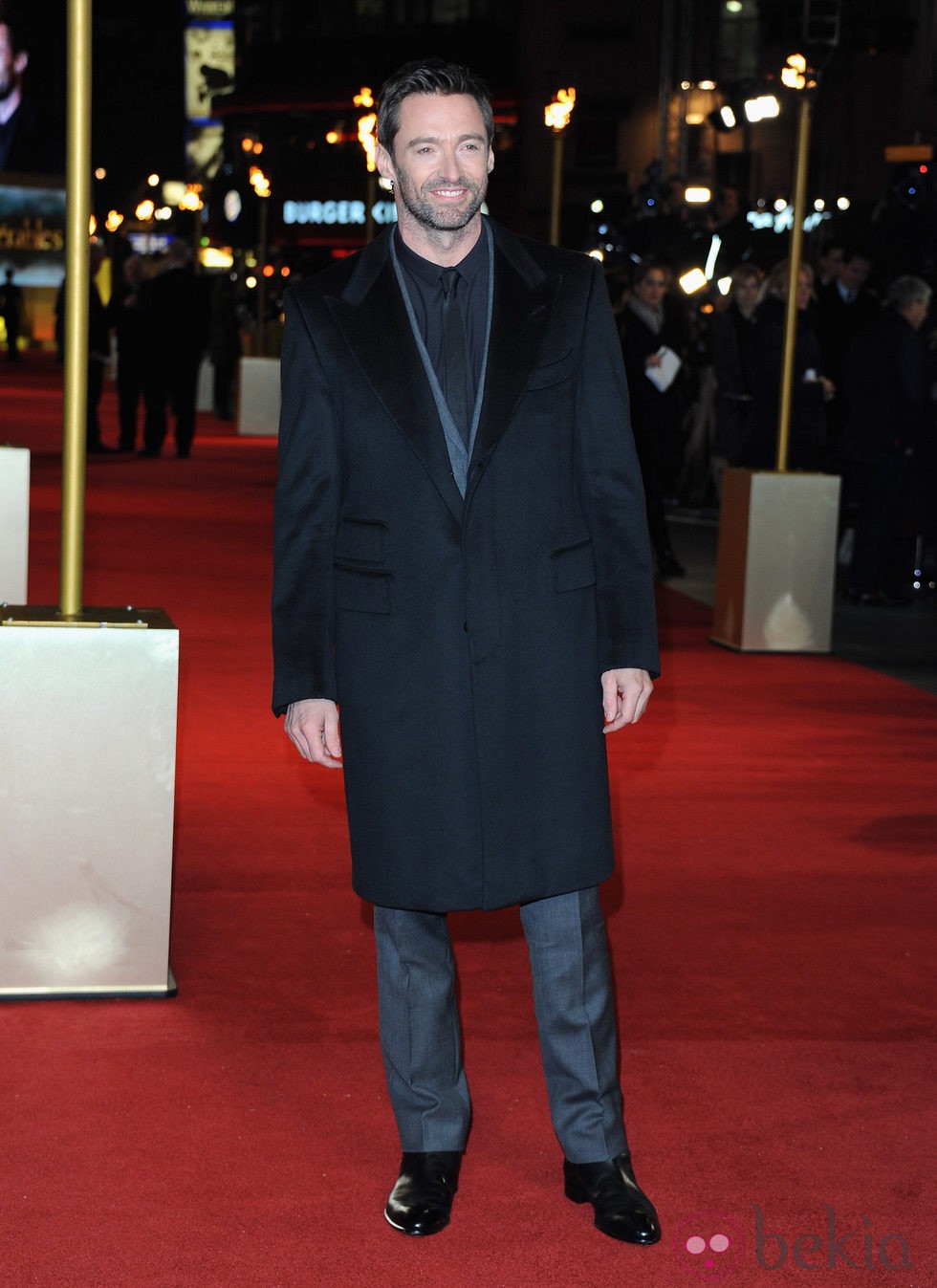 Hugh Jackman en el estreno de 'Los Miserables' en Londres