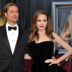 Angelina Jolie y Brad Pitt en la alfombra roja