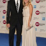 Novak Djokovic y Jelena Ristic en la White Gala
