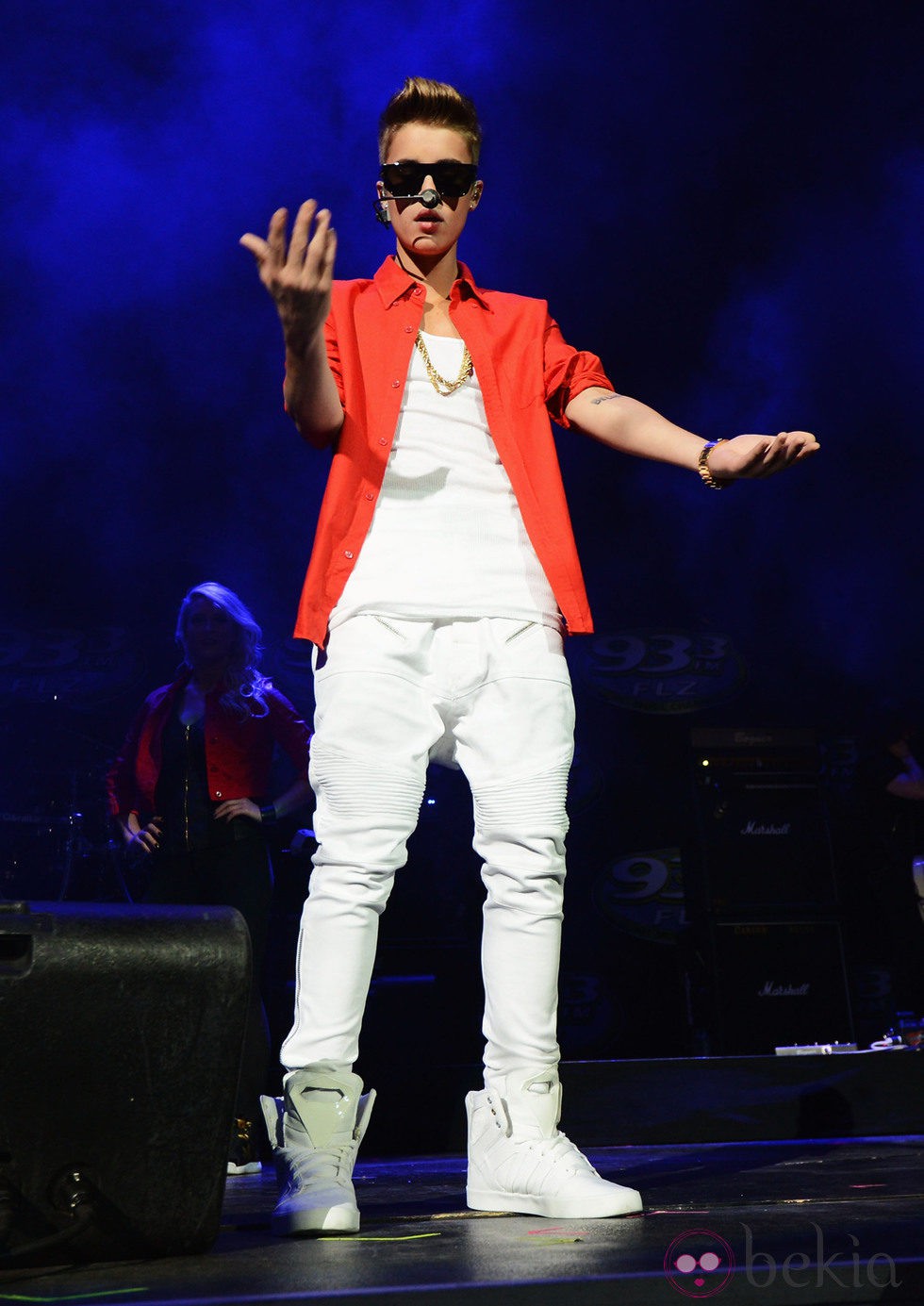 Justin Bieber en el concierto Jingle Ball 2012 de Tampa