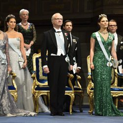 La Familia Real Sueca en la ceremonia de entrega de los Premios Nobel 2012