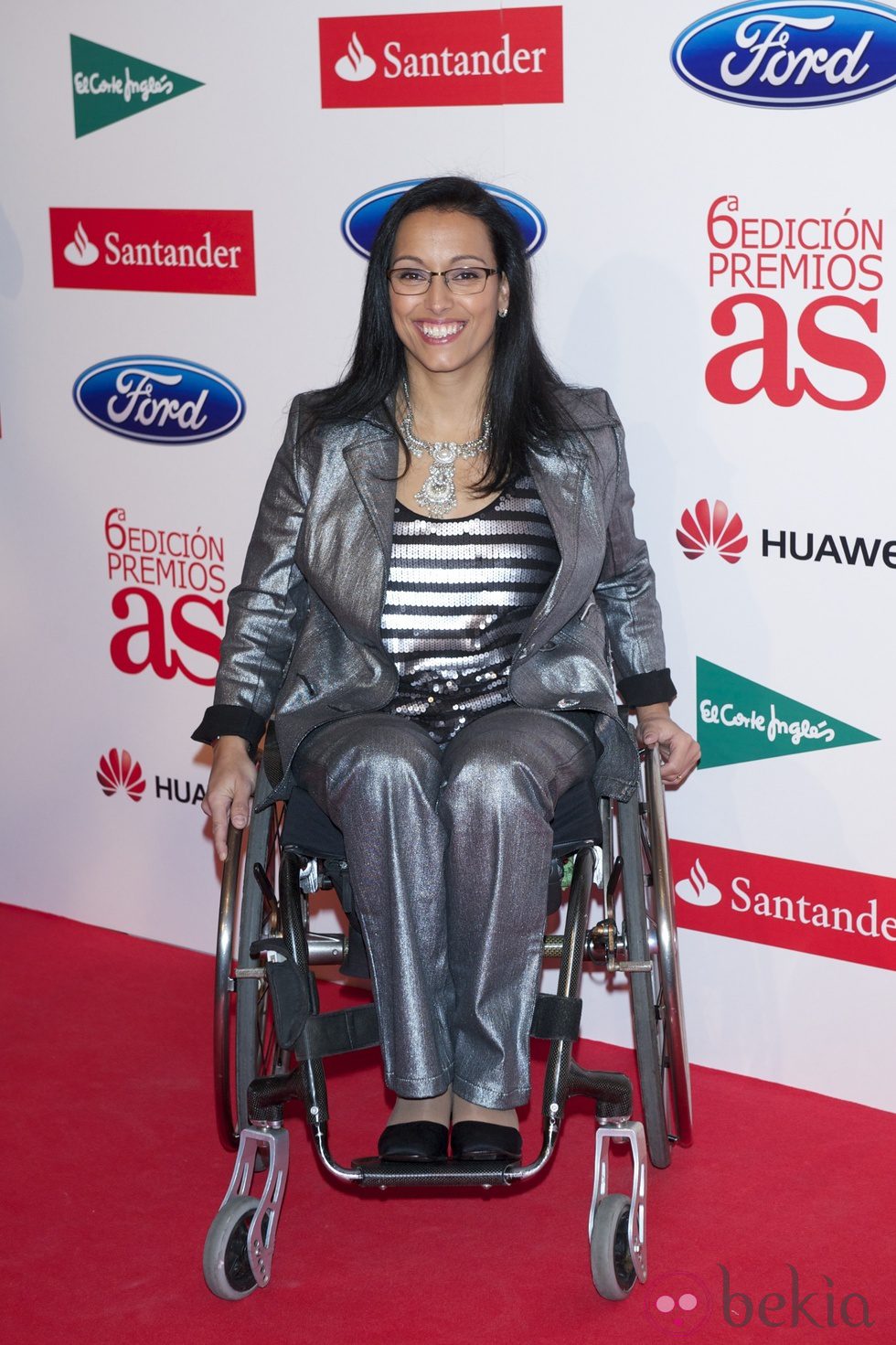 Teresa Perales en los Premios As del Deporte 2012