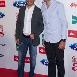 Purito Rodríguez y Alberto Contador en los Premios As del Deporte 2012