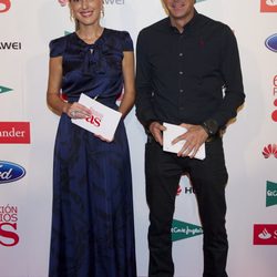 Laura Martínez y Manu Carreño en los Premios As del Deporte 2012