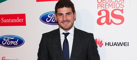 Iker Casillas en los Premios As del Deporte 2012