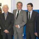 Albert Boadella, Arturo Fernández e Ignacio González en los Premios Alfonso Ussía