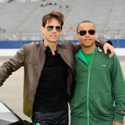 Tom Cruise con su hijo Connor en 2009