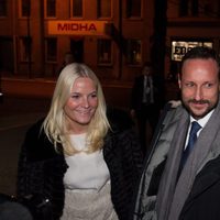 Haakon y Mette-Marit de Noruega en el concierto en honor al Premio Nobel de la Paz 2012