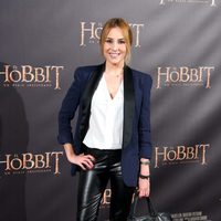 Berta Collado en el estreno de 'El hobbit: Un viaje inesperado' en Madrid