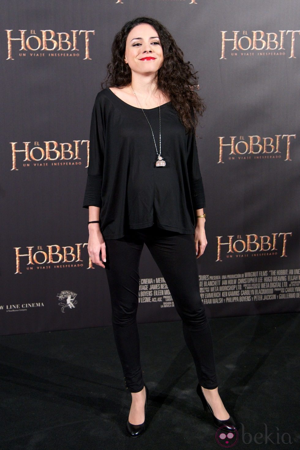 Ana Arias en el estreno de 'El Hobbit: Un viaje inesperado' en Madrid