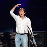 Paul McCartney en el concierto a favor de las víctimas del huracán Sandy