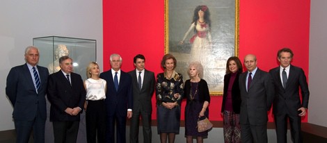 La Reina Sofía, autoridades políticos y los Alba en la exposición 'El Legado Casa de Alba'