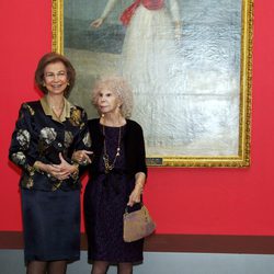 La Reina Sofía y la Duquesa de Alba en la exposición 'El Legado Casa de Alba'