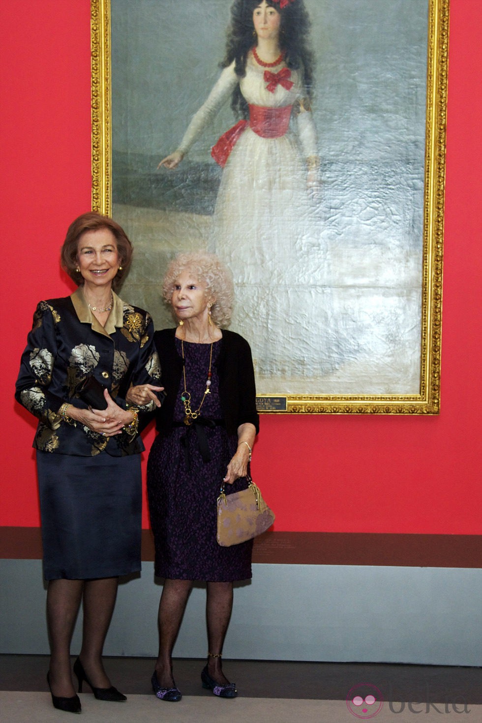 La Reina Sofía y la Duquesa de Alba en la exposición 'El Legado Casa de Alba'