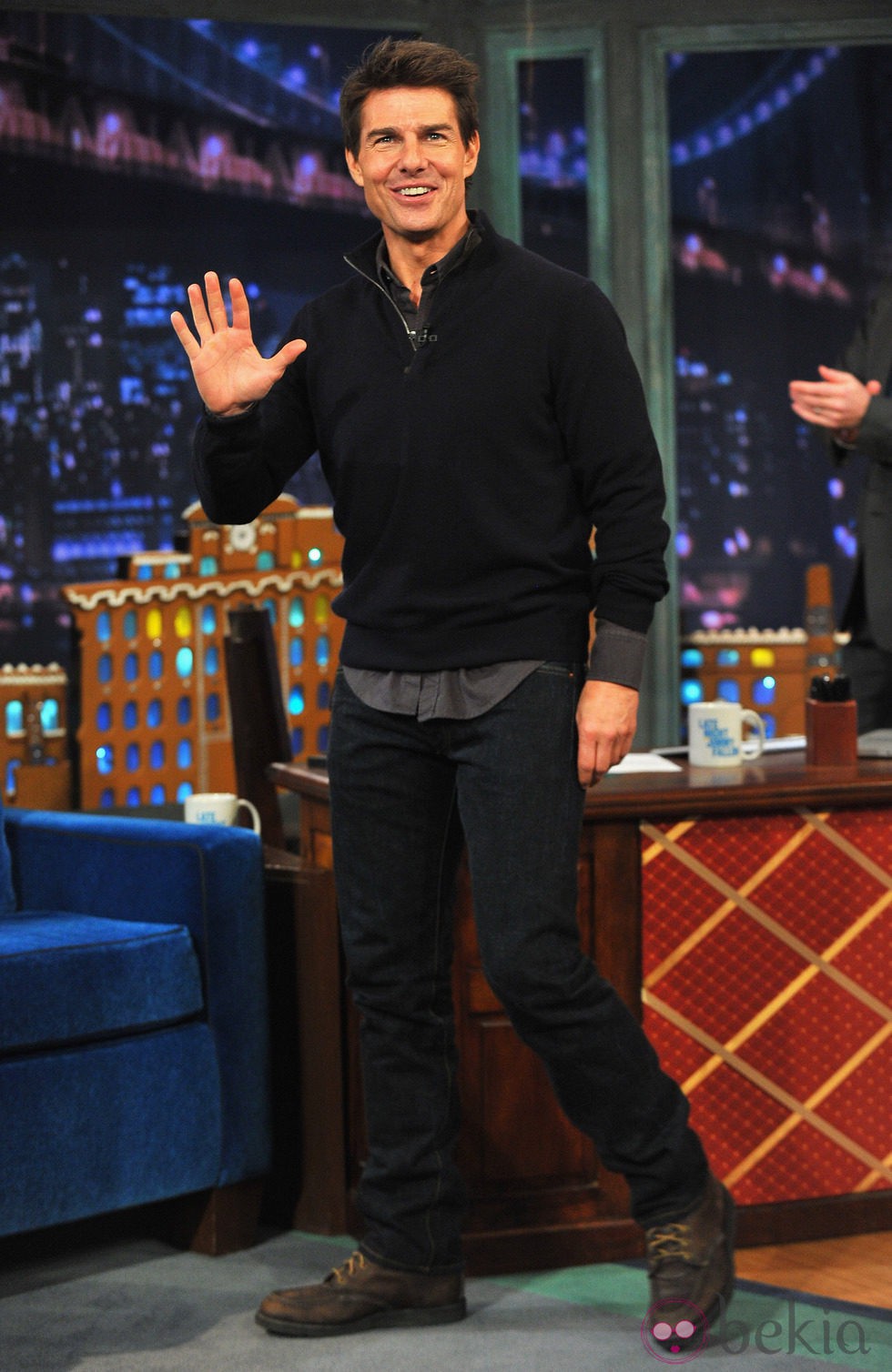 Tom Cruise visita 'Late Night With Jimmy Fallon'