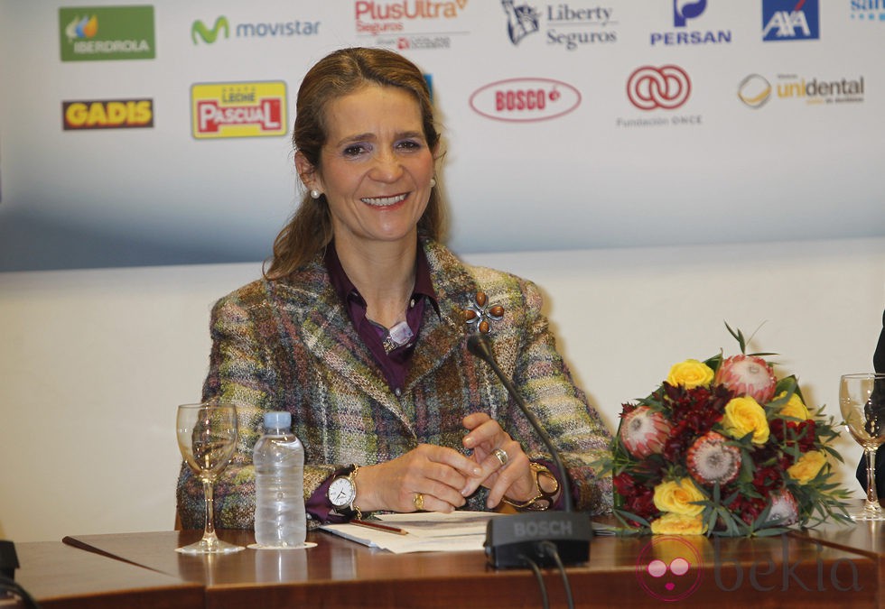 La Infanta Elena en una reunión del Comité Paralímpico Español