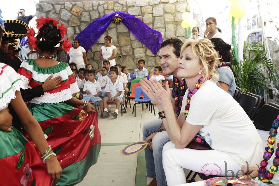 Melanie Griffith y Antonio Banderas muy solidarios con la Fundación Starlite Gala