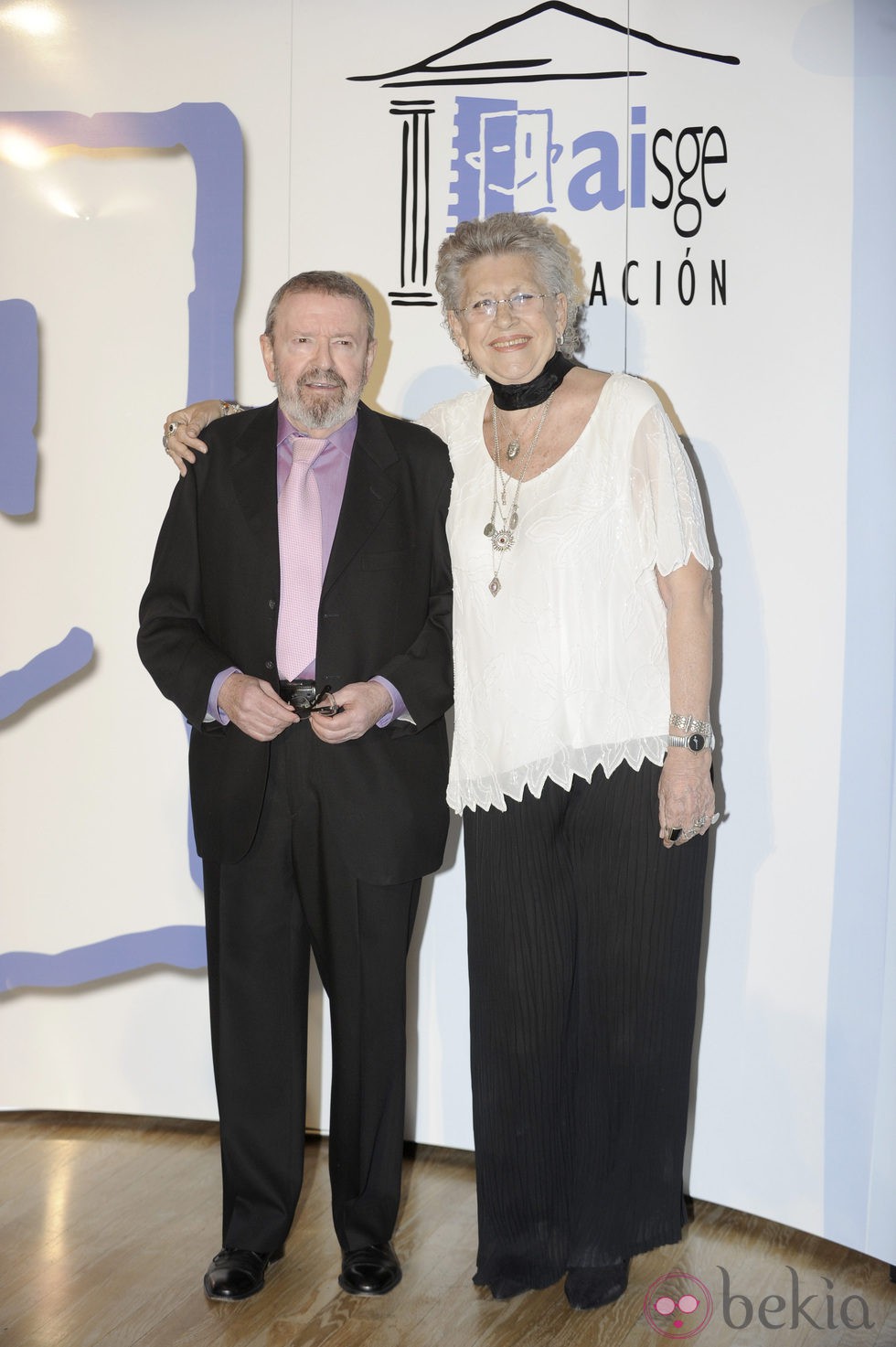 Juan José Otegui y Pilar Bardem en los Premios Actúa 2012