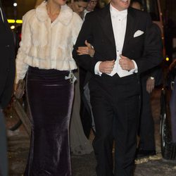 La Princesa Magdalena y Chris O'Neill en su debut como prometidos en un acto oficial en Suecia