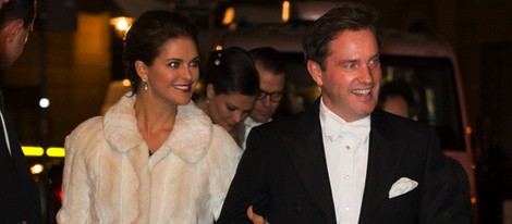 La Princesa Magdalena y Chris O'Neill en su debut como prometidos en un acto oficial en Suecia