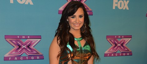 Demi Lovato en la gala final de 'The X Factor'