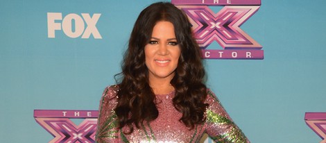 Khloe Kardashian en la gala final de 'The X Factor'