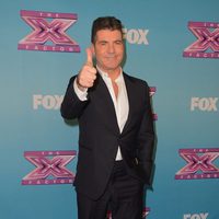 Simon Cowell en la gala final de 'The X Factor'