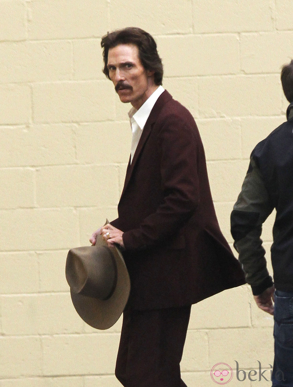 Matthew McConaughey durante en rodaje de la película 'The Dallas Buyers Club'