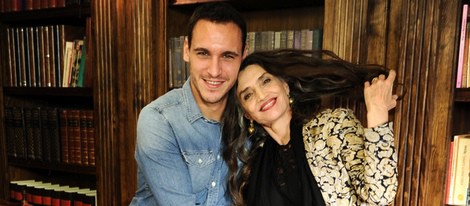 Ricard Sales y Ángela Molina en la presentación de la tercera temporada de 'Gran Reserva'