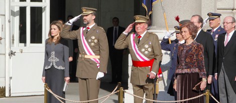 Los Reyes y los Príncipes de Asturias en la Pascua Militar 2013