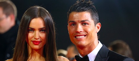 Irina Shayk y Cristiano Ronaldo en la gala de entrega del Balón de Oro 2012
