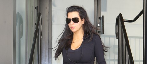 Kim Kardashian hace deporte tras anunciar que está embarazada
