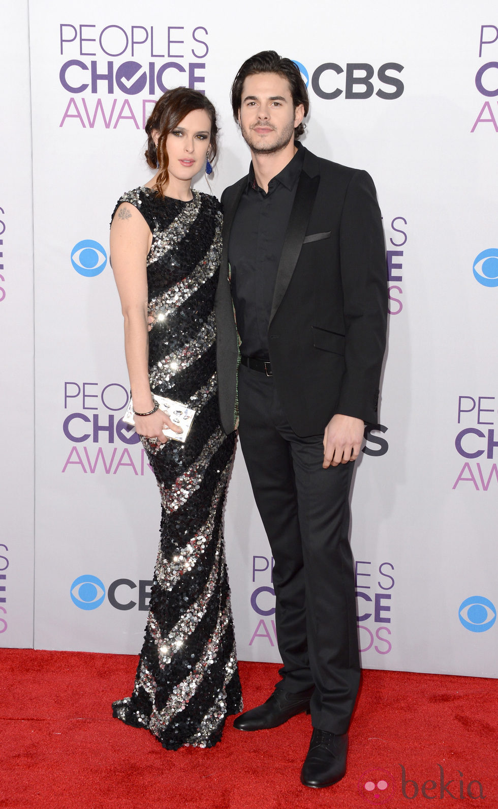 Rumer Willis y Jayson Blair en los People's Choice Awards 2013