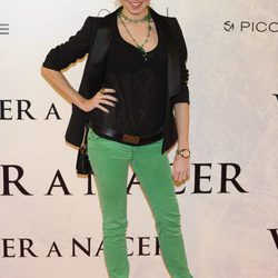 María Castro en el estreno de 'Volver a nacer' en Madrid