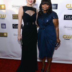 Octavia Spencer y Jennifer Lawrence en los Critics' Choice Movie Awards 2013