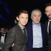 Tom Holland, Robert De Niro y Hugh Jackman en los Critics' Choice Movie Awards 2013