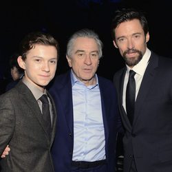 Tom Holland, Robert De Niro y Hugh Jackman en los Critics' Choice Movie Awards 2013