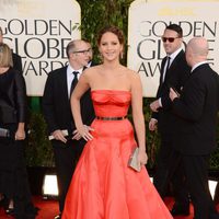 Jennifer Lawrence en los Globos de Oro 2013