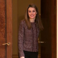 La Princesa de Asturias en una audiencia en Zarzuela dentro de su agenda oficial