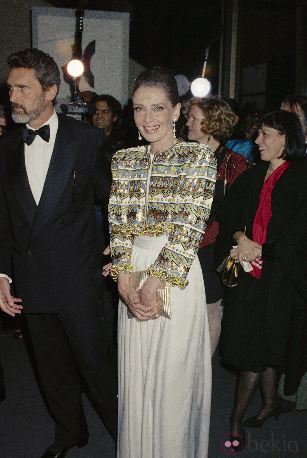 Audrey Hepburn en la gala de la Film Society en el Lincoln Center