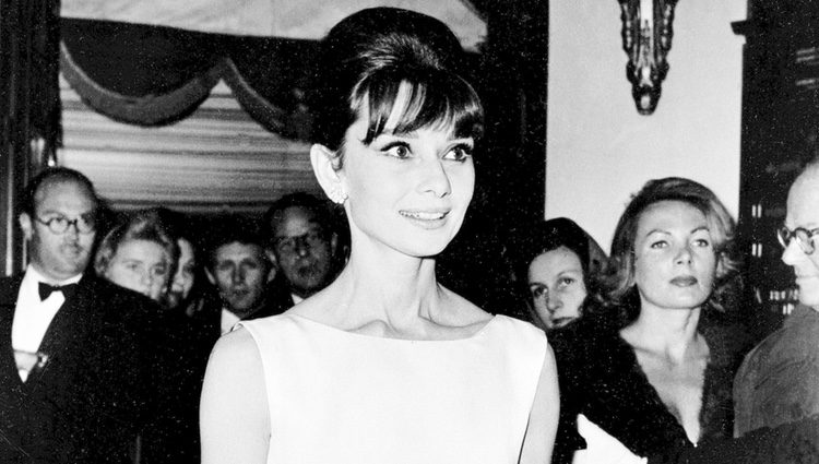 Audrey Hepburn en el estreno de 'Desayuno con diamantes'