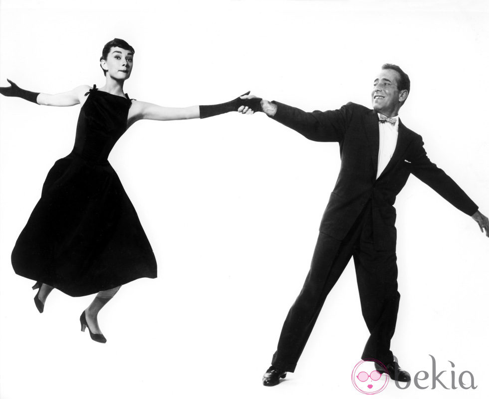 Audrey Hepburn con Humphrey Bogart en 'Sabrina'